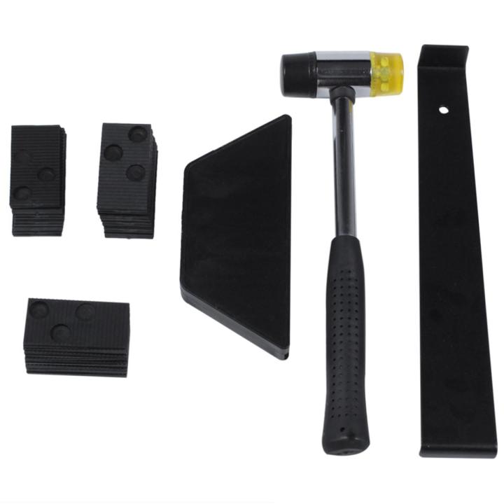 TOLESA Laminate Flooring Installation Kit – 30 Spacers, Pull Bar, Tapping Block, Hammer & Kneepads