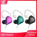 KZ ZST X Dual Driver Earphone Headset Dynamic And Armature Detachable Sports Cable Monitors Noise Isolating For Hifi Music ZSN. 