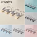 Tl Hanger Clips 360° Rotating Metal Hanger Clips for Closet Organization Multipur se Hat Pants Storage Hook rle Clots Hanger.