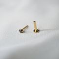 24 pcs Small Nose Pin For Woman Small nakful multi color stone lock System. 