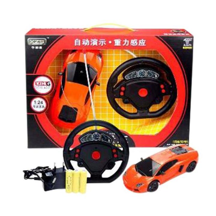 Gravity Sensor Remote Control Car Orange