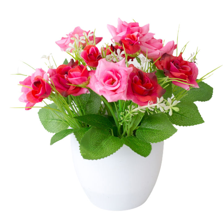 Imitation%20Potted%20Flower%20Rose%20Hotel%20Decoration%20Plastic%20Bookshelf%20Table%20Artificial%20Flower%20Pot%20for%20Office%20-%20Image%202