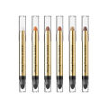 Mking Pretty Eyeshadow Stick Double Head Portable Waterproof Cream Glitter Gradient Shimmer Eye Shadow Pen Makeup. 