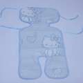 Baby baby five point mat, children's stroller ice silk cool mat. 