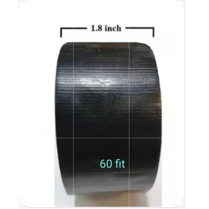 Scotch Tape \ Duct Tape - Black - 60 Fit Medium Size(1.8 inches)