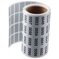 2000PCS Number Stickers Inventory Stickers Asset Tags Consecutive Number Stickers Self-Adhesive Numbered Labels (1-2000). 