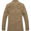 New Men Blazer Spring Autumn Cotton Denim Jackets Business Casual Slim Fit Solid Color Outwear Male Coat M-5XL Hot Selling. 