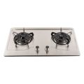 Gazi EG-720S Stainless Steel Double Burner Gas Stove LPG Only.