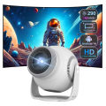 Smart Android Projector TP360 4K Home Theatre  WiFi6 Bluetooth 5.4 290 Ansi portable Projector with HDMI, USB, and Audio jack Port for Entertainment. 