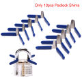 【Limited Stock Available】 10pcs Padlock Shim Picks Set Lock Pick Accessories Set Lock Home Locksmith Tools Mall. 