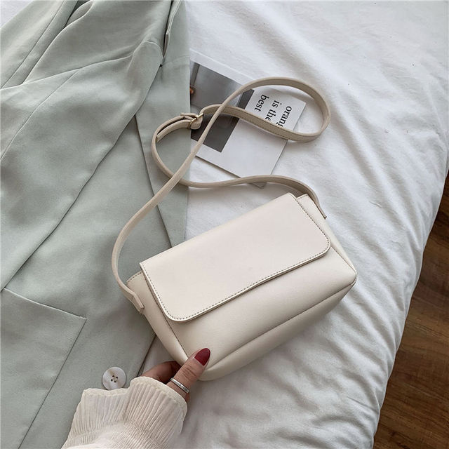 Women Solid Color Crossbody Bags Korean Style Fashion Women Handbags High Quality Street All-Match Ulzzang Shoulder Leisure Bags