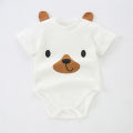 0-24M Baby Boys Girls Rompers 100% Cotton Soft Short Sleeve Cartoon Print Newborn Infant Clothing Summer Jumpsuits Baby Clothes. 