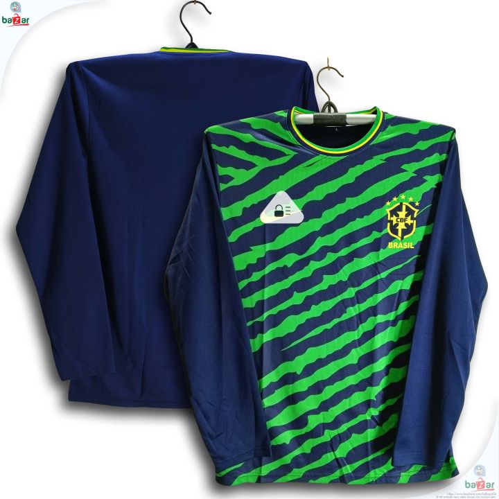 Brazil%20Full%20Sleeve%20Football%20Training%20Jersey%20For%20Man%20-%20Long%20Sleeve%20-%20Brazil%20Training%20Jersey%202026%20-%20Image%204