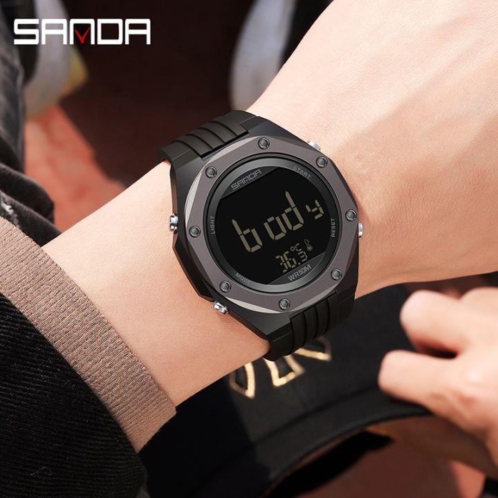 SANDA%20Sport%20Men%20Watch%20Take%20Body%20Temperature%20Environmental%20Thermometer%20LED%20Digital%20Wristwatches%20For%20Mens%20Waterproof%20Male%20Hour%20-%20Image%209
