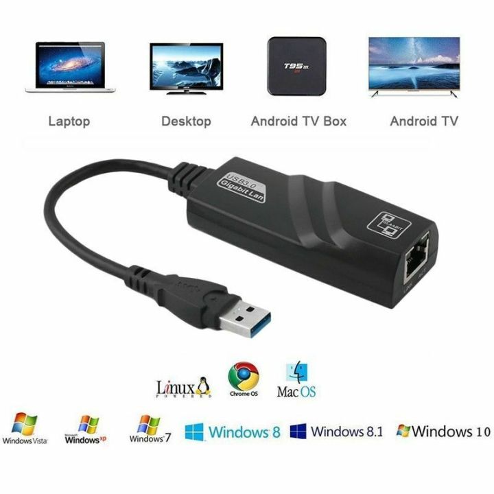 USB%203.0%20to%2010/100/1000Mbps%20Gigabit%20RJ45%20Ethernet%20LAN%20Network%20Adapter%20-%20Image%203