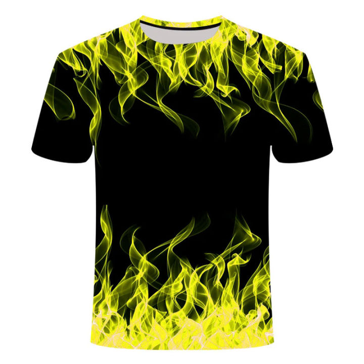 High%20quality%20fashion%20sales%20Men's%20new%20summer%20T-shirt%20with%20round%20neck%20short%20sleeve%20blue%20green%20red%20purple%20flame%203D%20printed%20top%206XL%20-%20Image%204