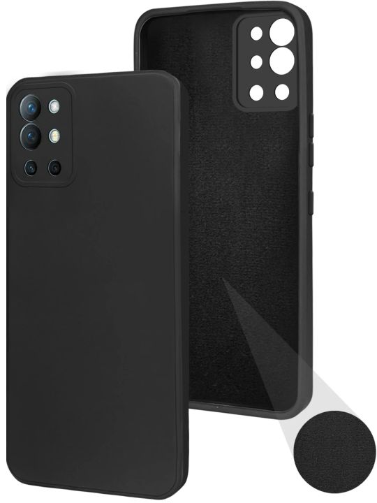 OnePlus%209/9R/9RT/9%20Pro%20Silicone%20Matte%20Flexible%20Soft%20Phone%20Case%20-%20Black%20-%20Phone%20Back%20Cover%20-%20Image%205