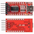 RED PCB FTDI TTL Module FT232RL Serial Converter FTDI USB To TTL Converter Adapters 5V 3.3V USB To Serial Converter FT232 FTDI Module 6 Pin Leads Header.