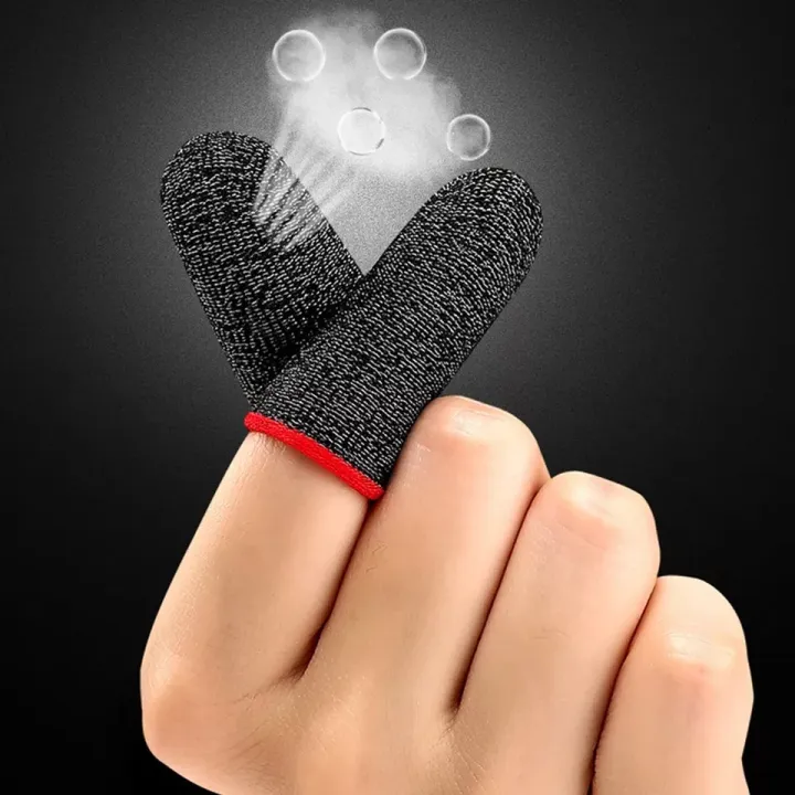 7%20Pair%20(14%20Pcs%20)%20Breathable%20Mobile%20Finger%20Sleeves%20/%20Finger%20Sleeves%20/%20Press%20Trigger%20Game%20Controller%20Sweatproof%20Gloves%20for%20Mobile%20Gaming%20/%20Finger%20Sleeves%20-%20Finger%20Sleeve%20-%20Image%203