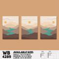 Landscape & Horizon Design (Set of 3) Wall Canvas Art For Wall Decoration Canvas Painting For Wall - WB4389 - Handy Commodity. 