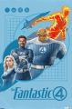 12 X 8 Inch Vinyl Sticker  Marvel Fantastic Four: First Steps (2025) - First Family Wall Poster. 