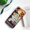 【Pioneer Gong】Rockstar gta 5 Grand Black Soft Shell Phone Case Capa for iPhone 13 12pro max 11 pro XS MAX 8 7 6 6S Plus X 5 5S SE 2020 XR. 