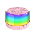 Portable Wireless Speaker Micro TF Card Player RGB Luminous Mini Surround Sound Bass Speaker For Home Outdoor.