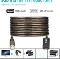 New 5M/10M USB 2.0 Extension Cable High Speed Male To Female Extension Cord Wire USB Adapter for PC Laptop Keyboard.