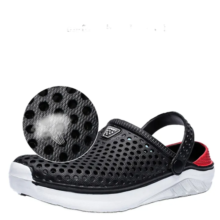 Men%20Women%20Sandals%20Hole%20Shoes%20Home%20Slippers%20Summer%20Hollow%20Out%20Beach%20Flat%20Shoes%20Comfort%20Outdoor%20Slides%20Slip%20on%20Footwear%20-%20Image%204