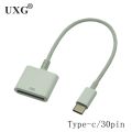 Dock 30-Pin Female To Usb-C Usb 3.1 Usb 8pin Type C Male Short Charging Date Cable For Mac Onplus. 