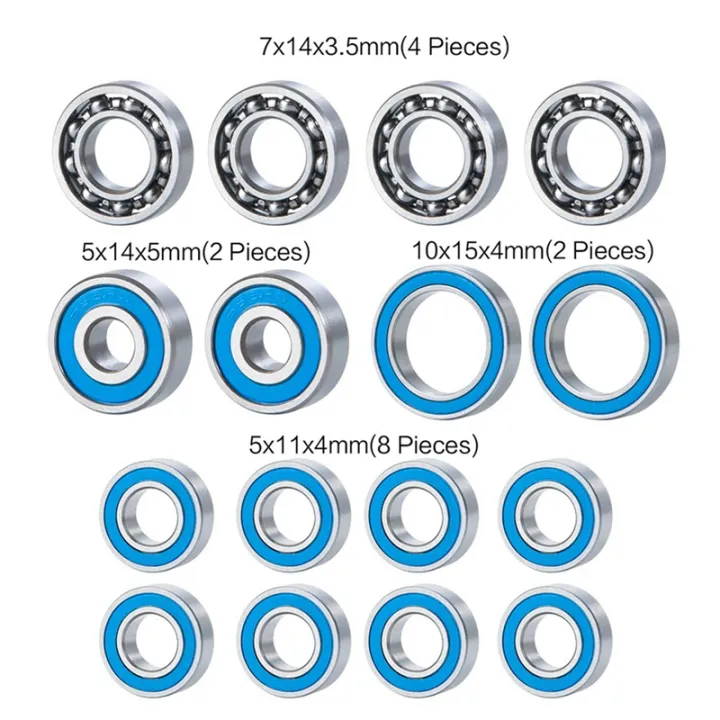 For%20Axial%20SCX10%20II%20Ar44%201/10%20RC%20Crawler%20Car%2016Pcs%20Wheel%20Hub%20Sealed%20Bearing%20Kit%20Upgrade%20Parts%20Accessories%20-%20Image%204
