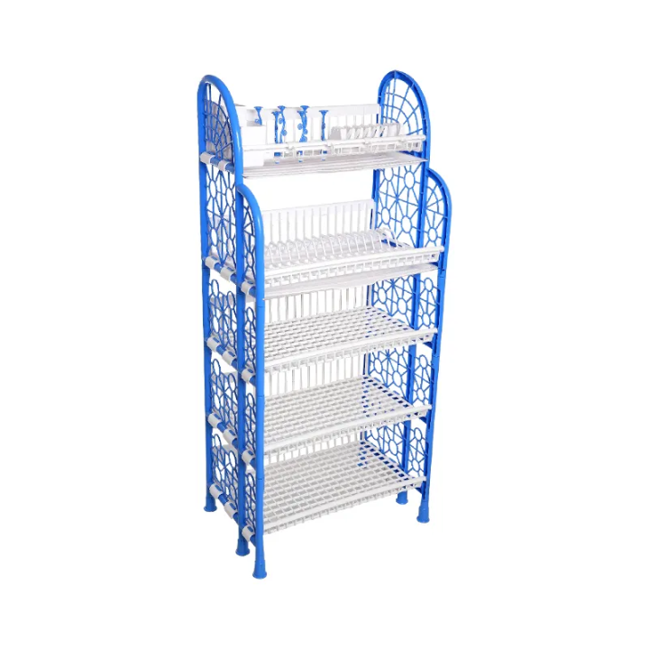 RFL Premium Rack 5 Step Double Tray-Blue & White 622564 | Daraz.com.bd