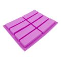 Ice Cube Tray 8 Cavity Silicone Baking Mold Heat-resistant Rectangular Chocolate Mold Non-stick Food Grade Loaf Pan Kitchen Tools.