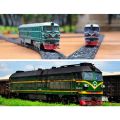 【Toy life hall】1:87 Alloy Internal-Combustion Locomotive Model Toy Train Toys for Children Gift(C).
