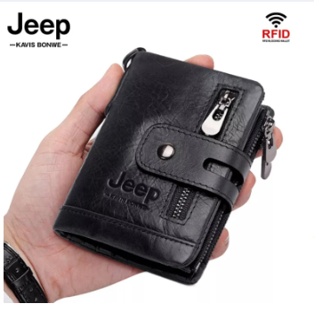 Jeep Vintage Leather Wallet For Men - Wallet For Men - Money Bag For Men - মানি ব্যাগ - Wallet For Men - Wallet