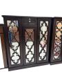 3 doors 5 layer canadian oak veneer shoe rack.