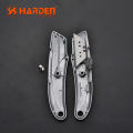 Harden Retractable Universal Cutter 150mm Utility Cutter Professional Quality Aluminum Body 570321. 