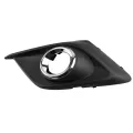 2Pcs Front Bumper Fog Light Grille Cover Chrome Trim for Mazda 3 Axela 2014-2016. 