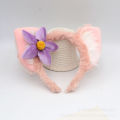 Autumn and winter new model Belle Rabbit Plush Sisters Clip Female Cute Furry Shark Clip Hairpin Back of Head Accessories.
