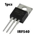 A CLASS IRF540PBF IRF540 MOSFET IRF540N IC 100V 30A 100W TO-220 N-Channel Power MOSFET 3 Pin Leads IRF540 Transistor IRF540N MOSFET. 