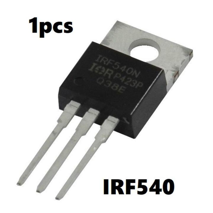 A CLASS IRF540PBF IRF540 MOSFET IRF540N IC 100V 30A 100W TO-220 N-Channel Power MOSFET 3 Pin Leads IRF540 Transistor IRF540N MOSFET