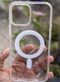 For Apple iPhone 12 Pro Max Magsafe Magnetic Wireless Charging Case Clear Shockproof Soft Silicone Protect Back Cover. 