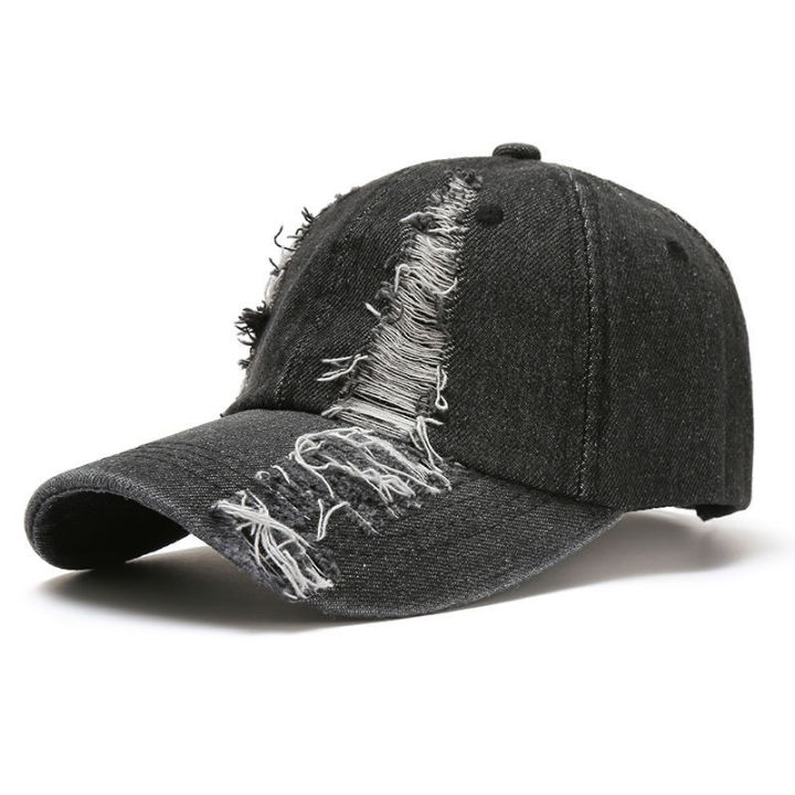 Cool%20Denim%20Baseball%20Cap%20Unisex%20Ripped%20Hole%20Snapback%20Adjustable%20Visor%20Sun%20Hat%20Outdoor%20Men%20Women%20Casual%20Hip%20Hop%20Hats%20Streetwear%20-%20Image%203