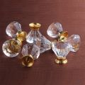 10 Pcs Crystal Glass Door Handle Diamond Dressing Table Knob.