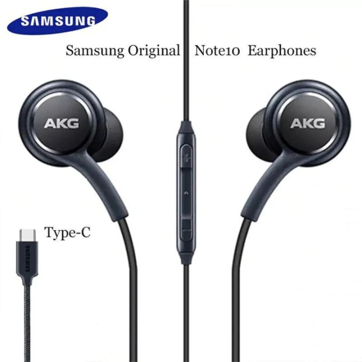Samsung Original Type-c Earphone USB AKG Earbuds Stereo Cable Wired In-ear Headphones