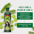 Dabur Amla Hair Oil-Stronger, Longer and Thicker Hair - 275ml. 