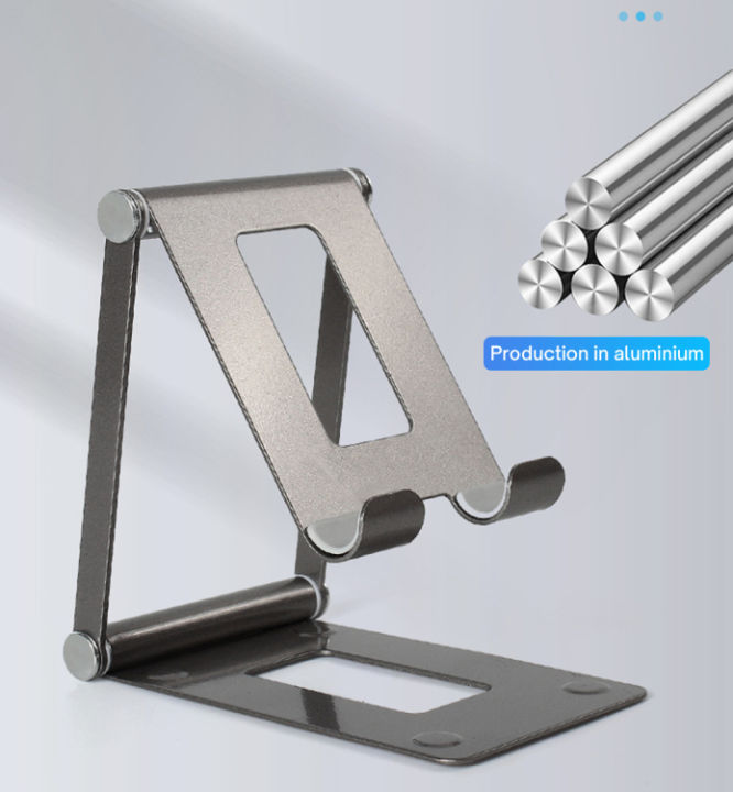 Aluminum%20Alloy%20Portable%20Mobail%20&%20iPad%20Stand%20Compatible%204.7-11%20Inch%20Tablet%20Phone%20Holder%20Adjustable%20Desktop%20Phone%20Tablet%20Stand%20-%20Image%204