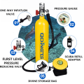 QDWETS 1L Mini Scuba Diving Tank/Equipment Oxygen Cylinder Underwater Breathing Portable Scuba Tank Kit Capacity Refillable. 