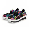 Sandals for Women  Korean Shoes for Women Black Shoes for Women Wedge Shoes Bohemia Style Woven Shoes Flat shoes for women. 