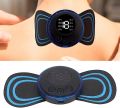 EMS Neck Massager Mini Electric Pulse Cervical Back Muscle Pain Relief Spine Massage Pads.